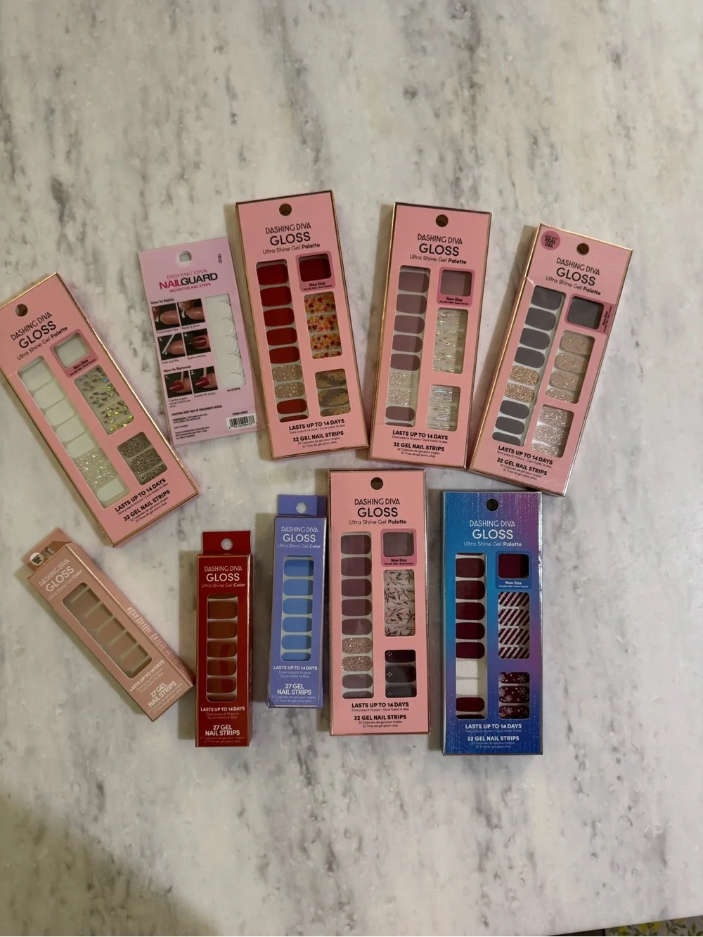 Dashing Diva GLOSS + Nail Guard 10 piece bundle